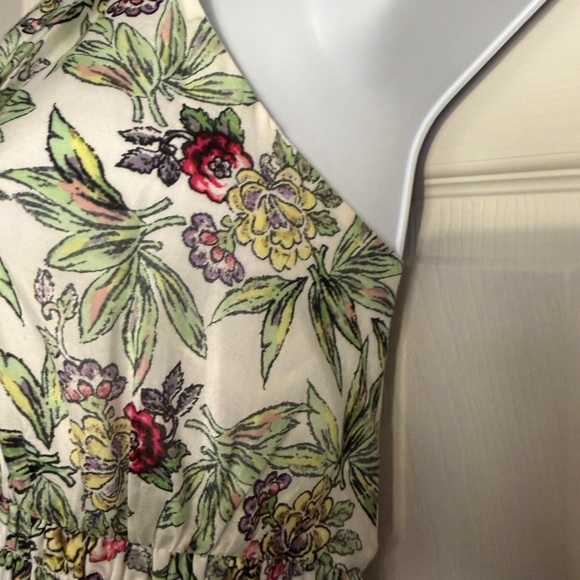 Cinq à Sept Dover Floral Halter Neck Dress Size 8 - Picture 9 of 15